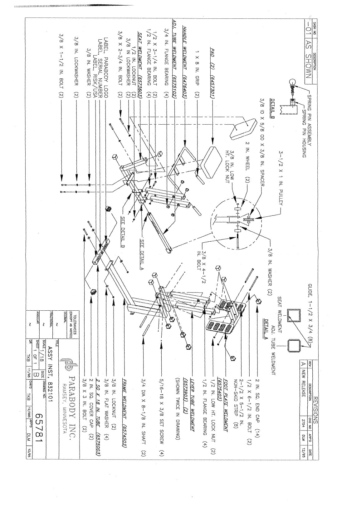 ParaBody 832101 manual ~. z 