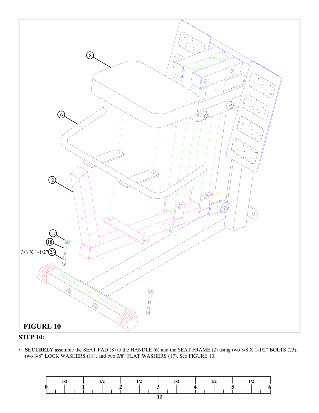 ParaBody 832102 manual Step 