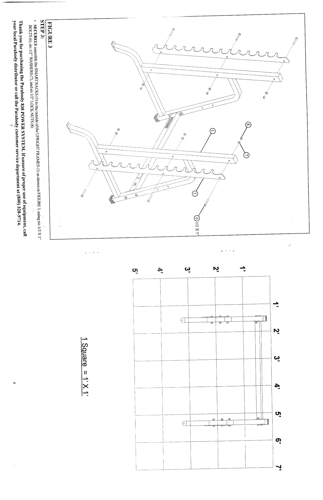 ParaBody 838 manual 