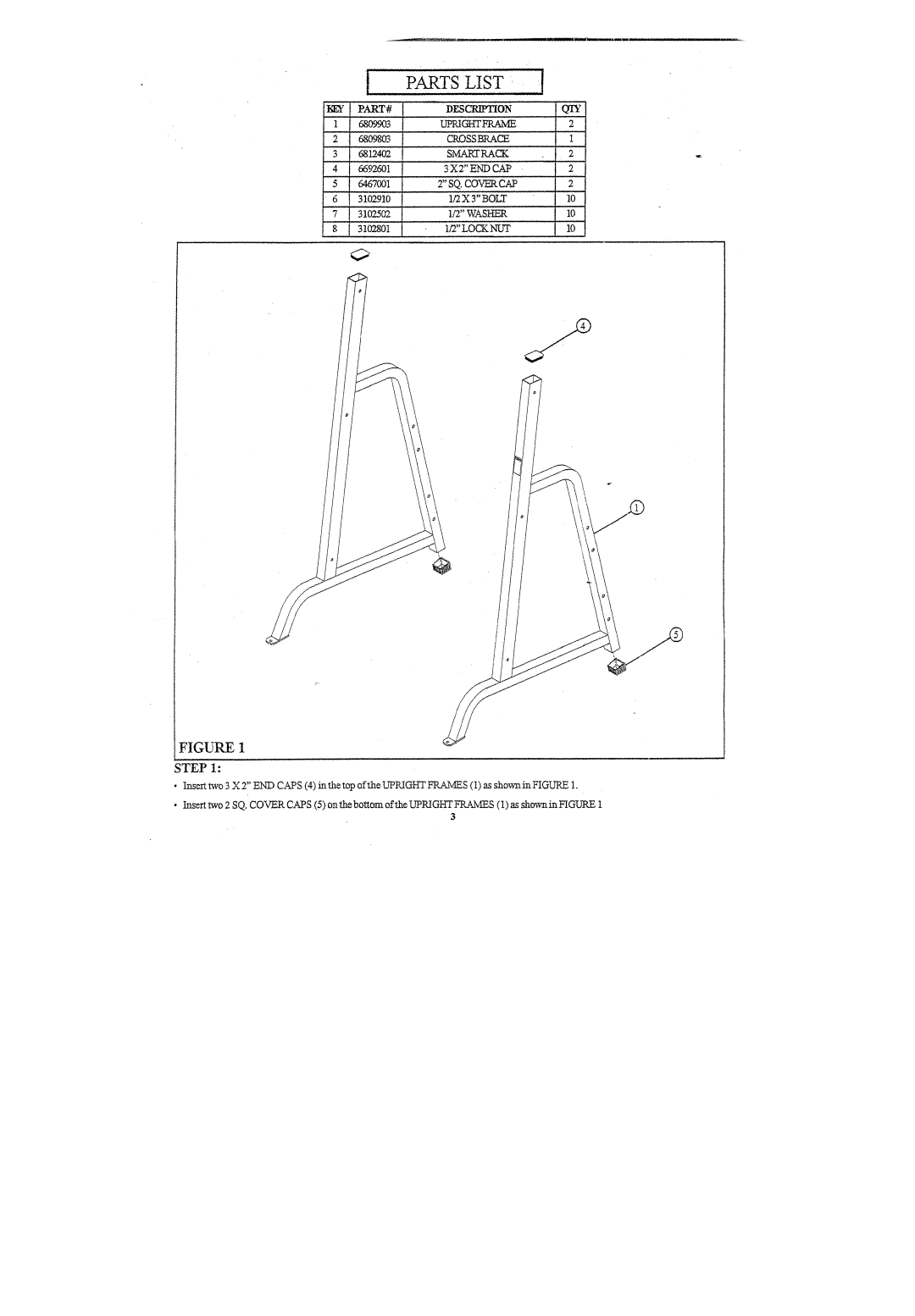 ParaBody 838101 manual Part# 