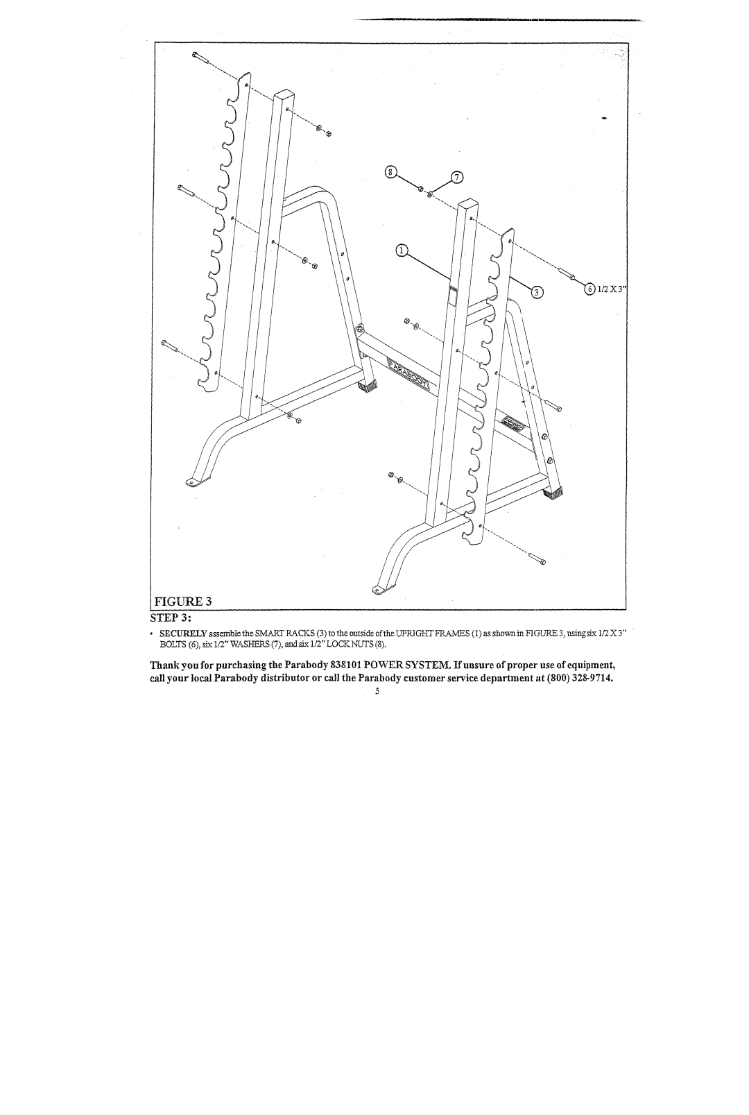 ParaBody 838101 manual Gtep 