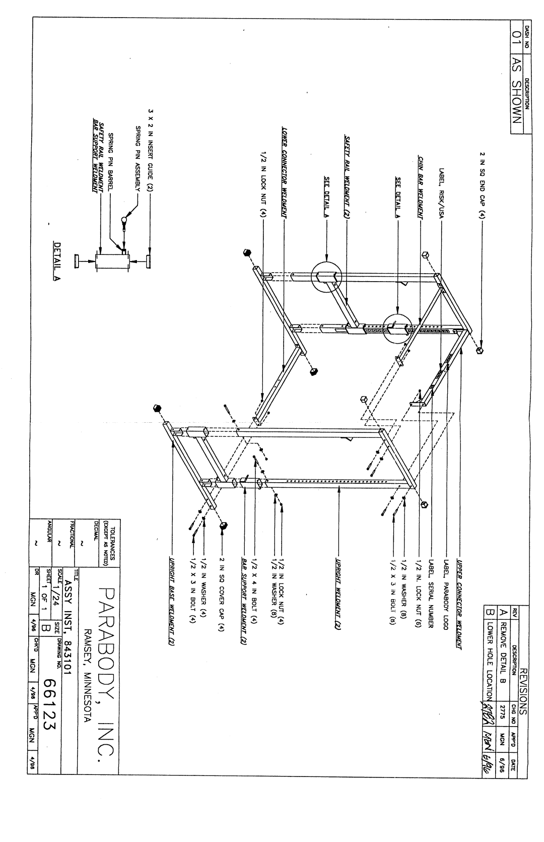 ParaBody 843101 manual 