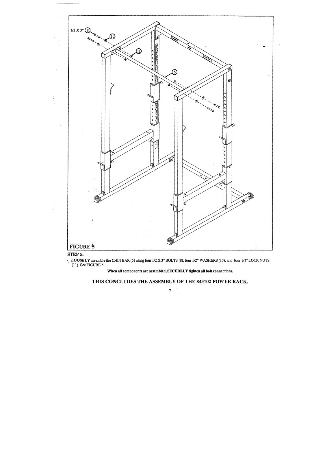 ParaBody manual This Concludesthe Assemblyof the 843102 Power Rack 