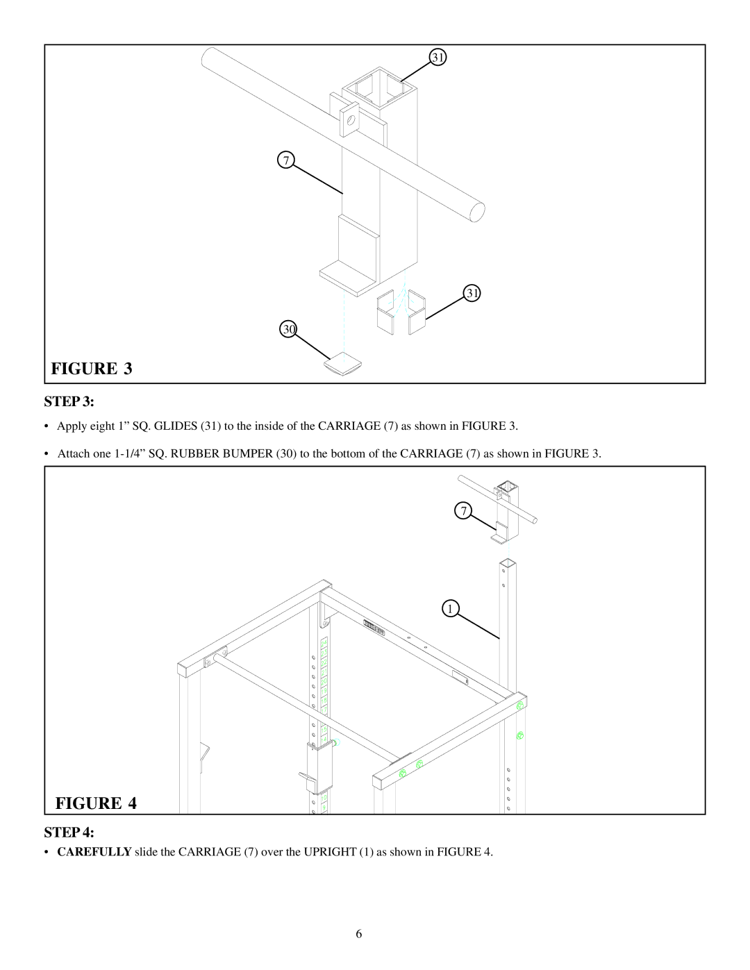 ParaBody 844 manual Step 