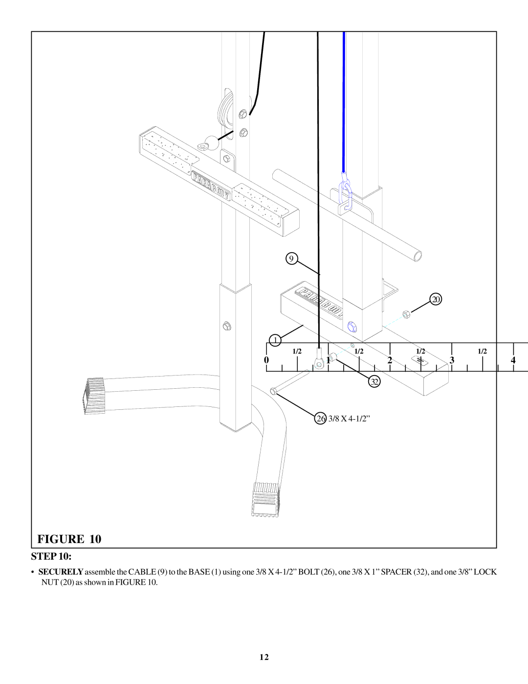 ParaBody 848 manual Step 