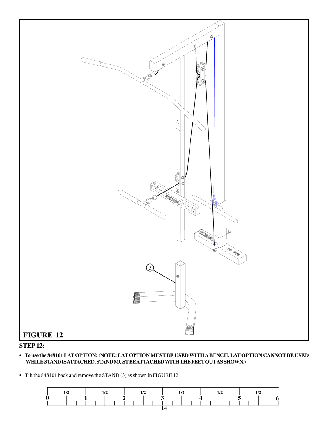 ParaBody 848 manual Step 