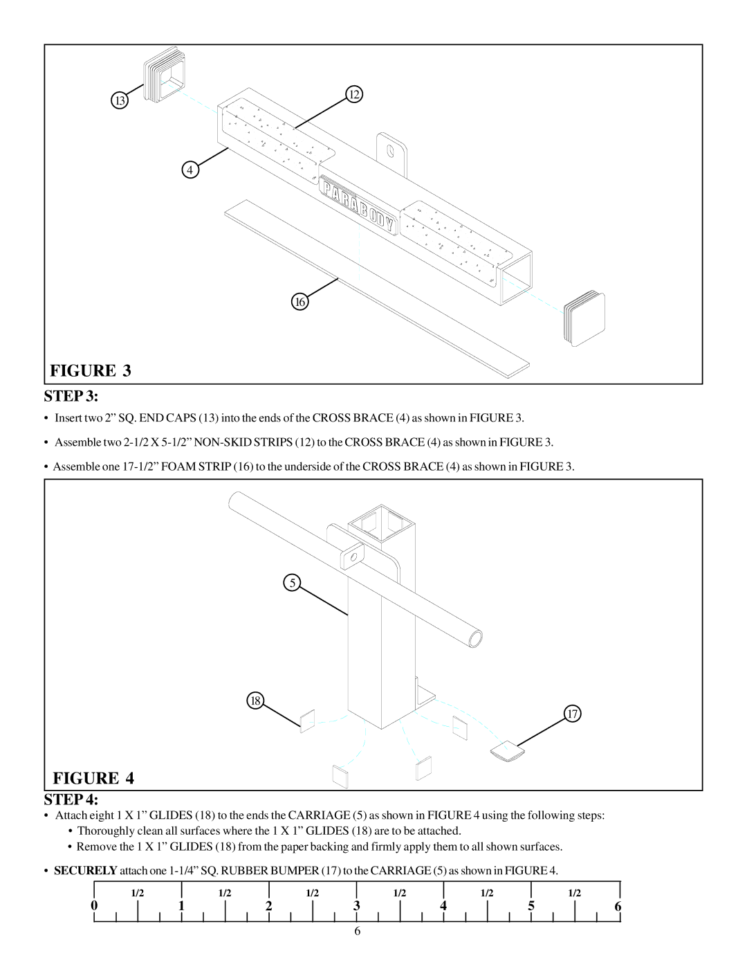 ParaBody 848 manual Step 