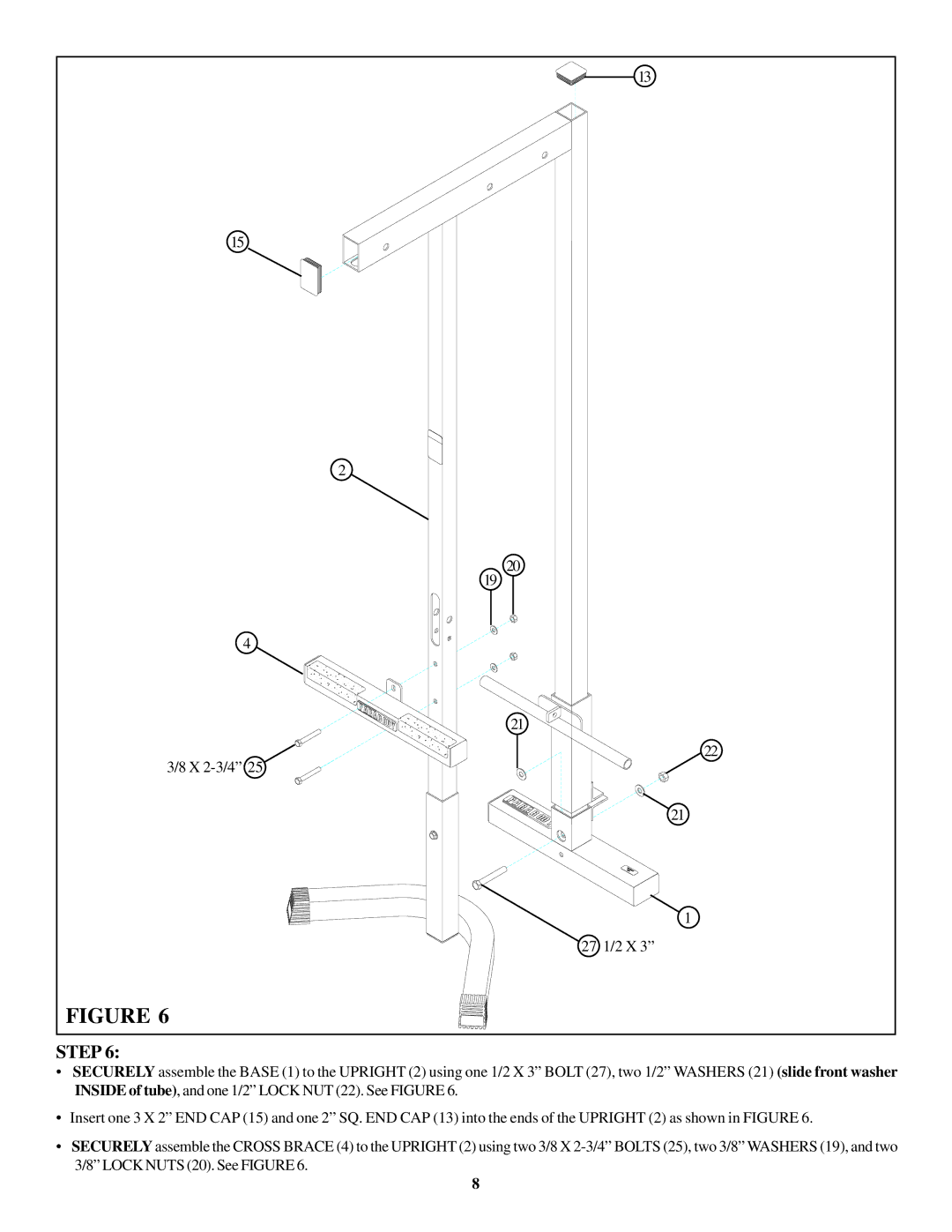 ParaBody 848 manual 27 1/2 X 