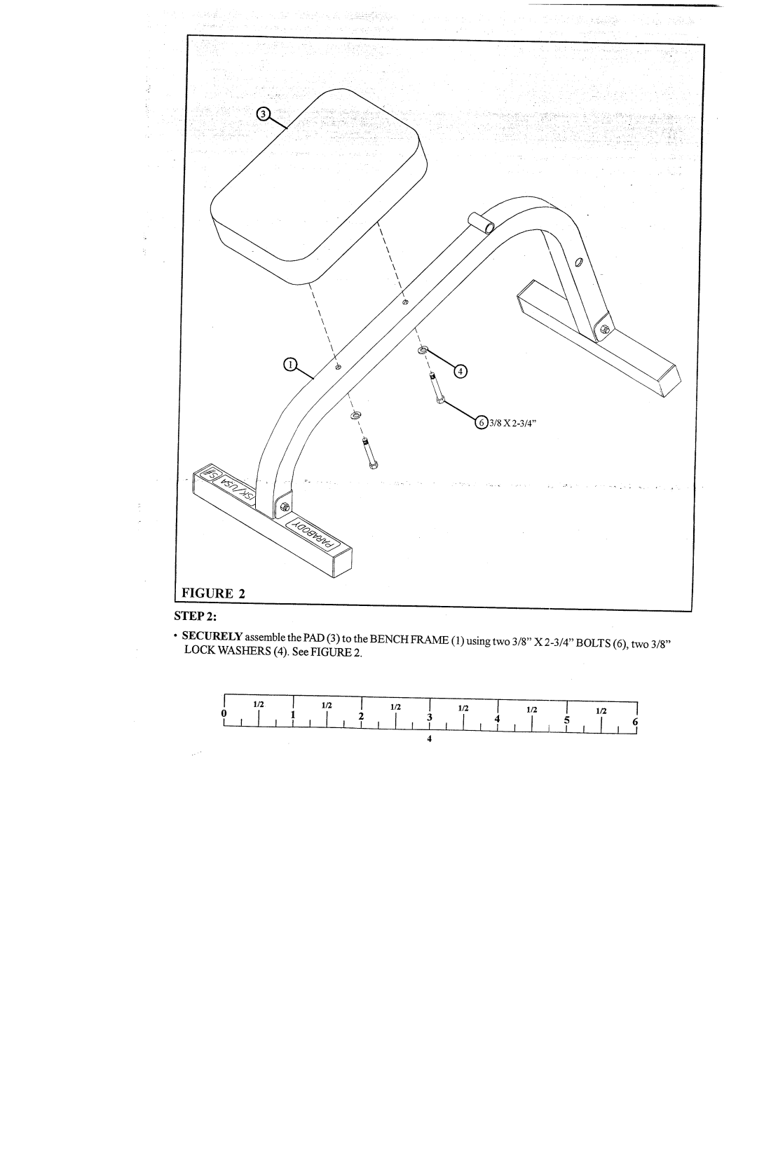 ParaBody 855103 manual Step 