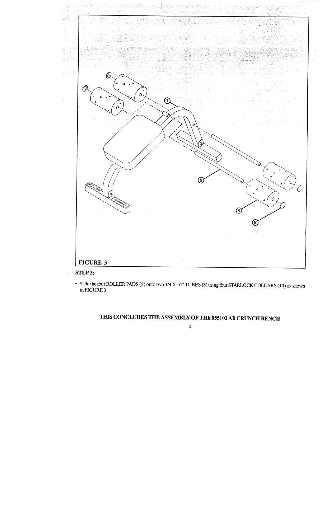 ParaBody 855103 manual Step 