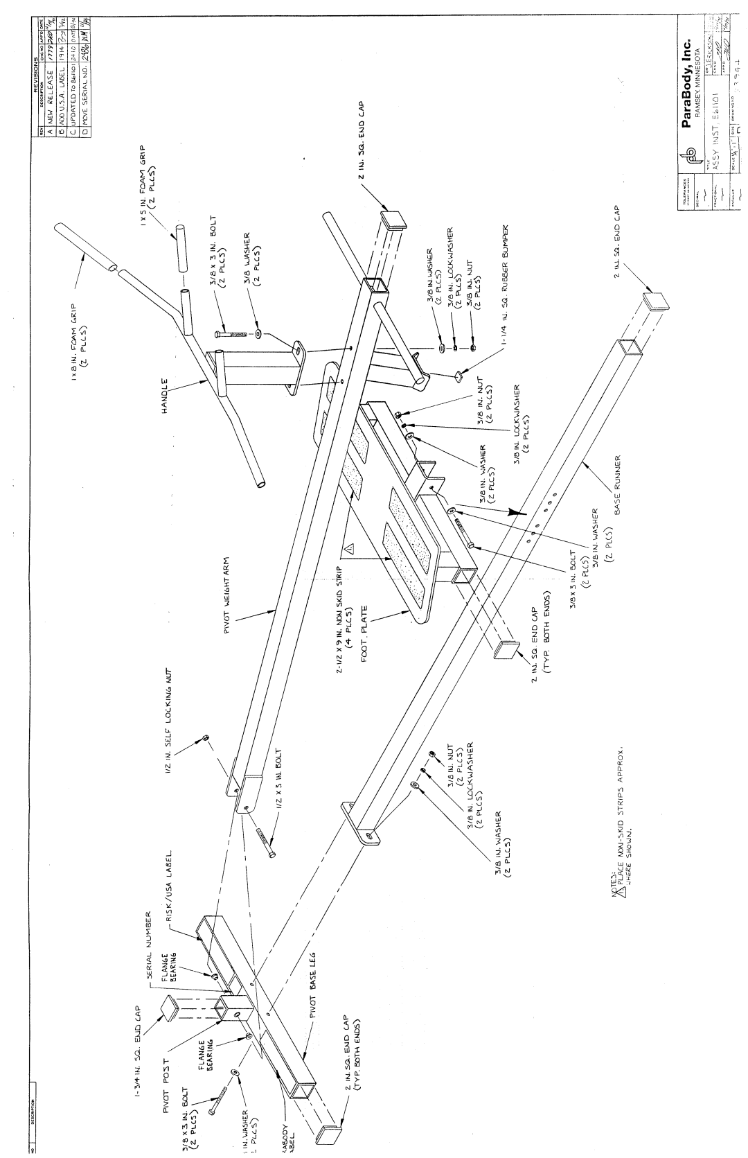 ParaBody 861 manual 