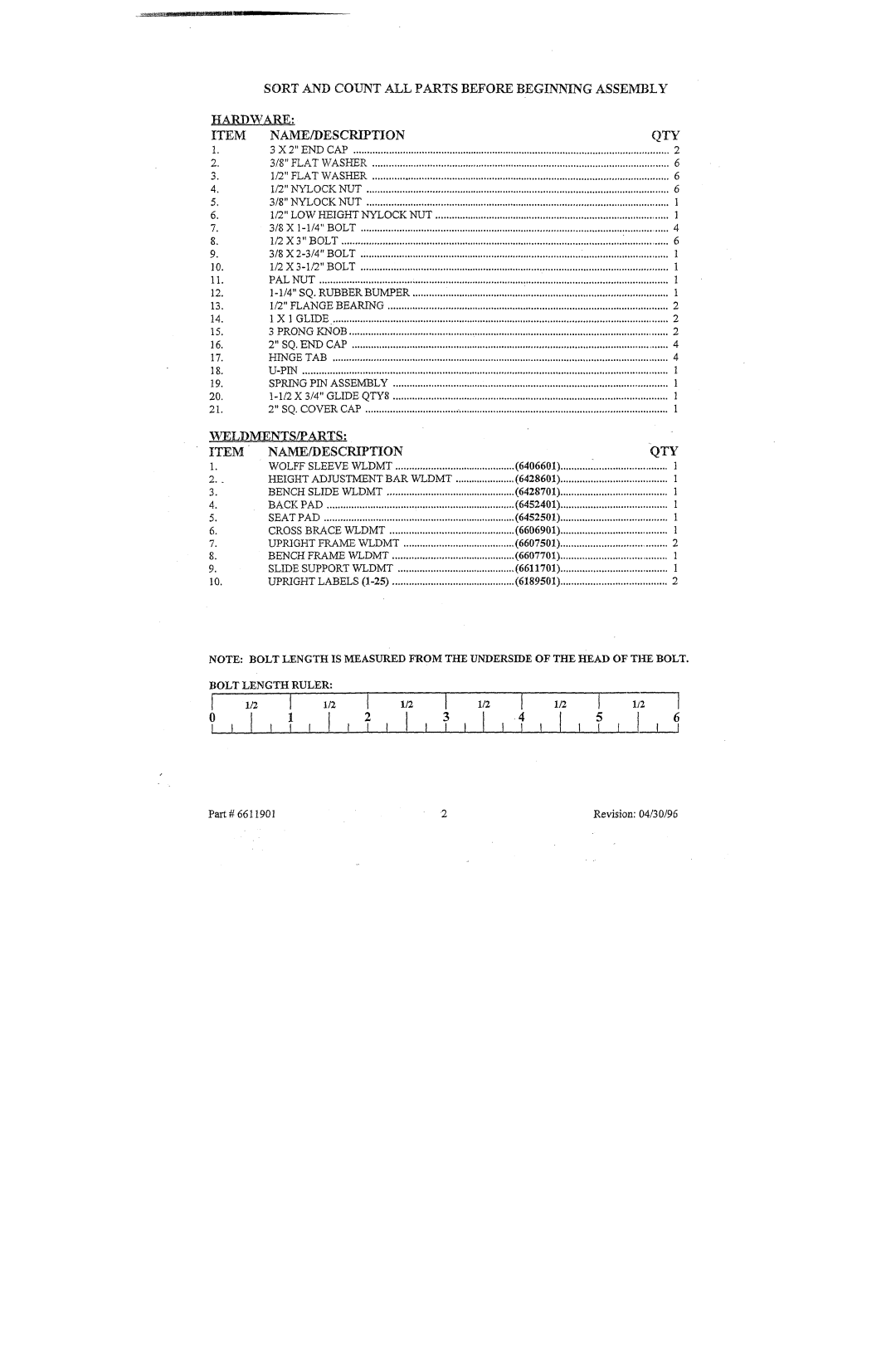 ParaBody 8661O2 manual Hardware 