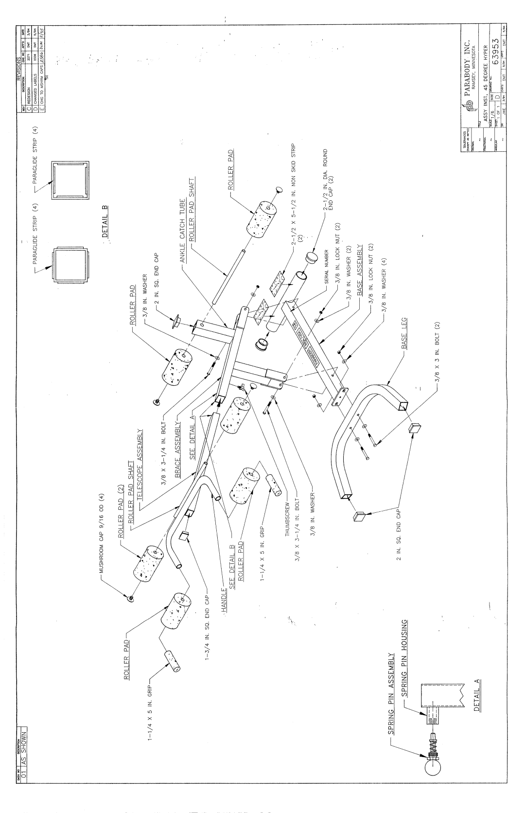 ParaBody 872101 manual 