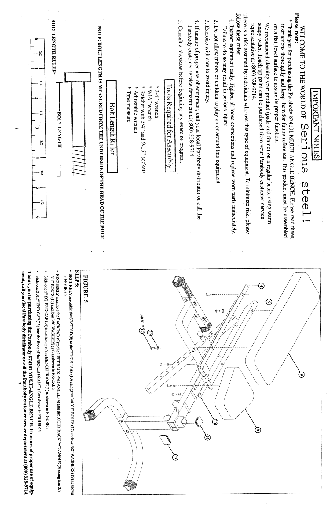 ParaBody 874106 manual 