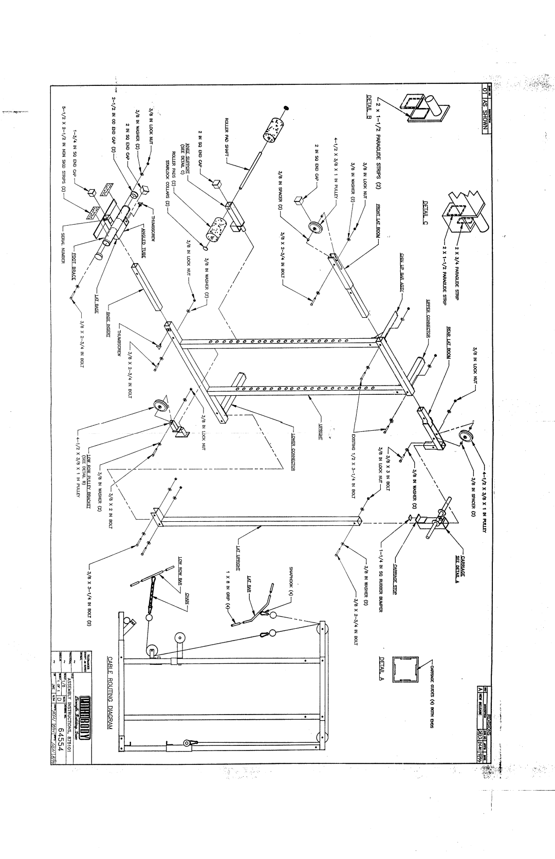 ParaBody 875 manual 