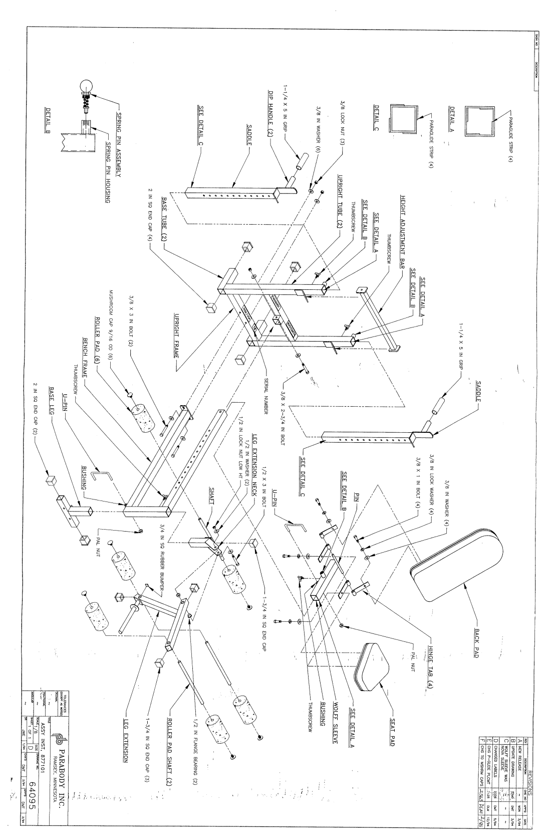 ParaBody 877101 manual 