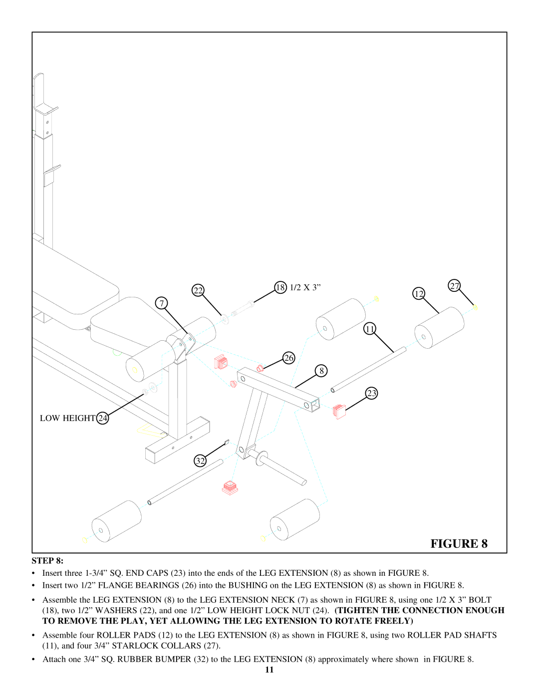 ParaBody 877102 manual LOW Height 