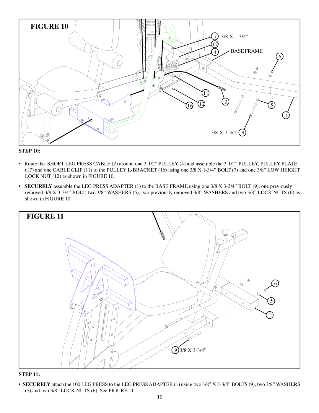 ParaBody 881, 880 manual Step 