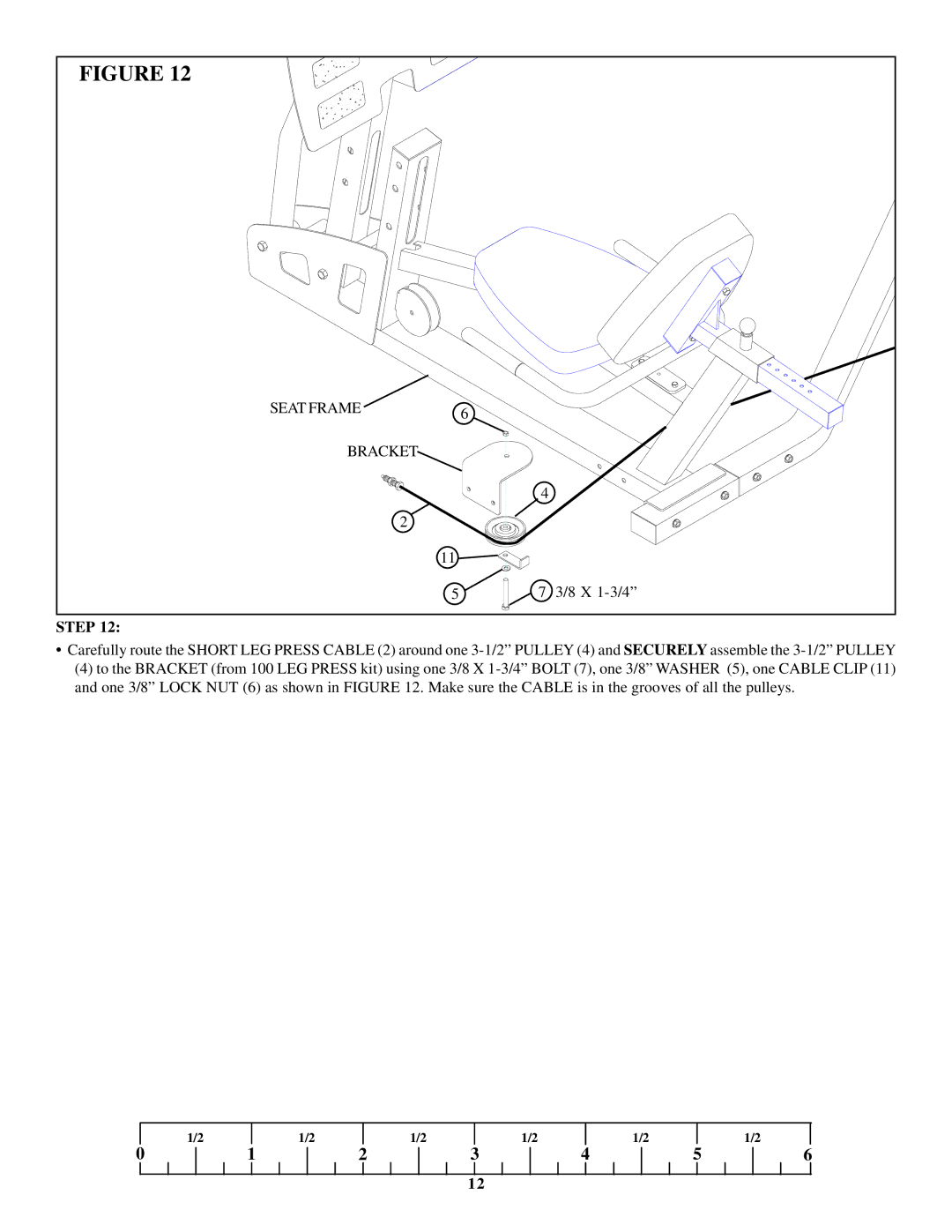 ParaBody 880, 881 manual Seat Frame Bracket 