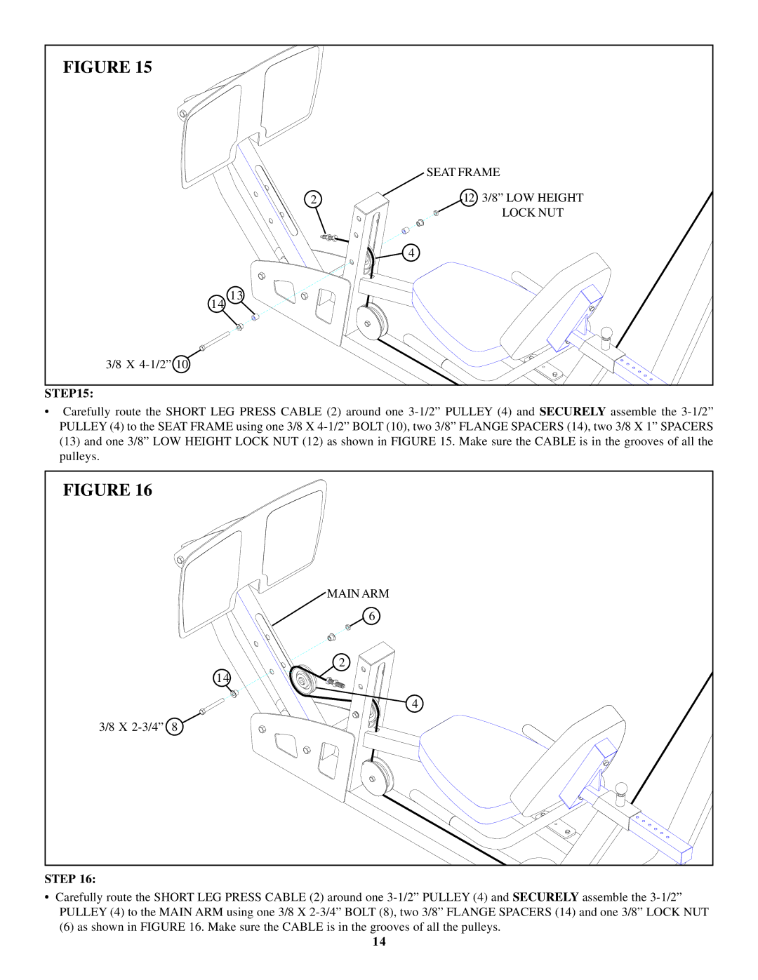 ParaBody 880, 881 manual Main ARM 