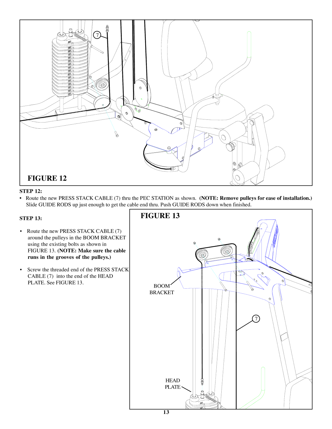 ParaBody 883 manual Boom 