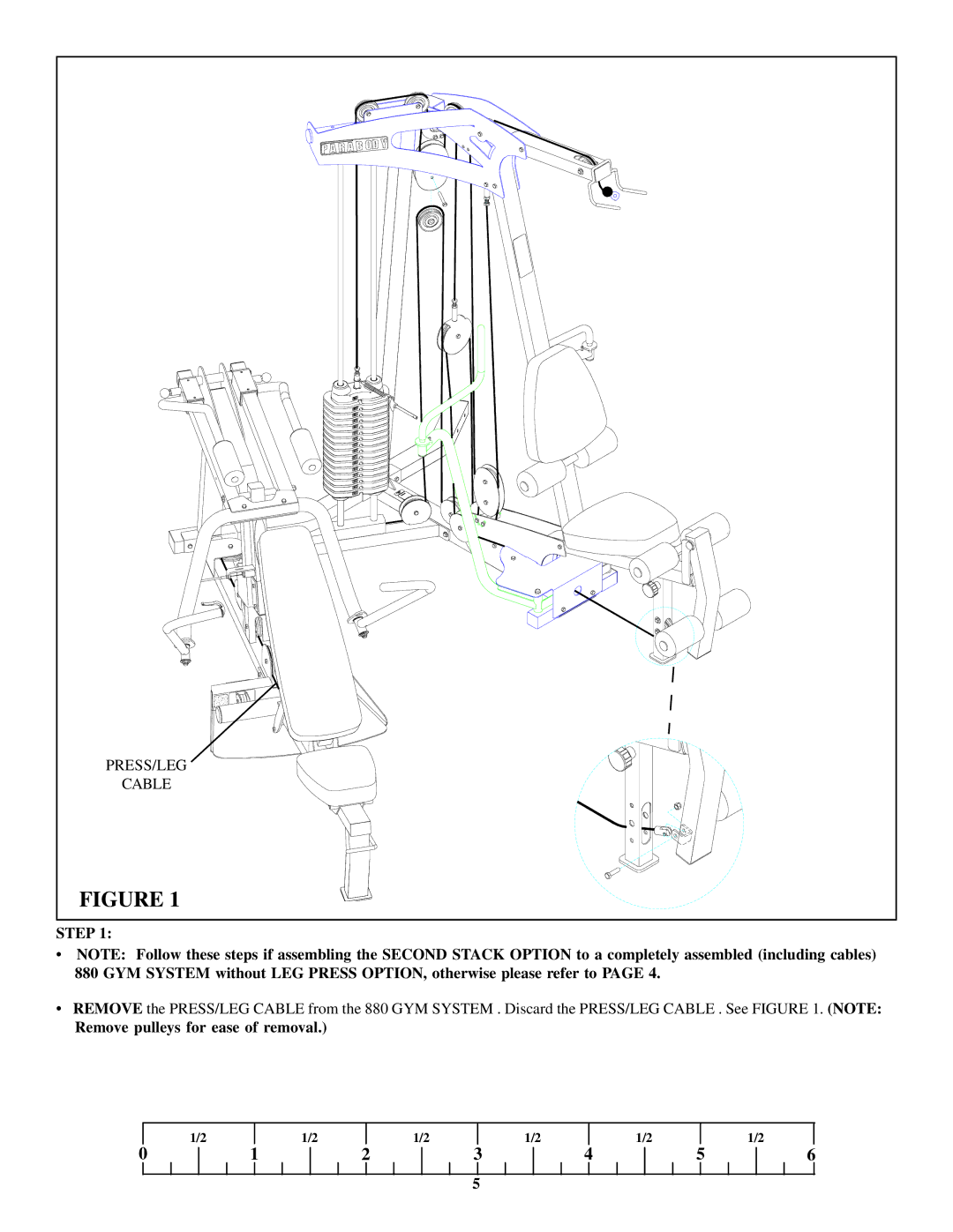 ParaBody 883 manual Step 