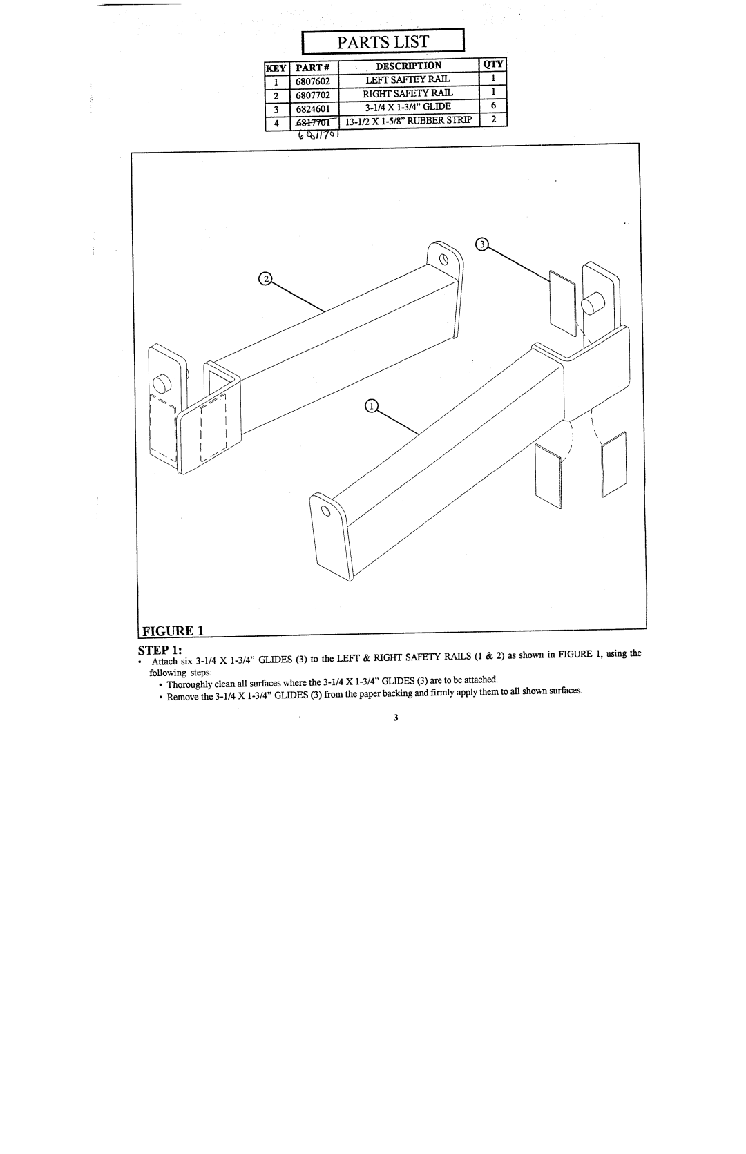 ParaBody 884101 manual List 