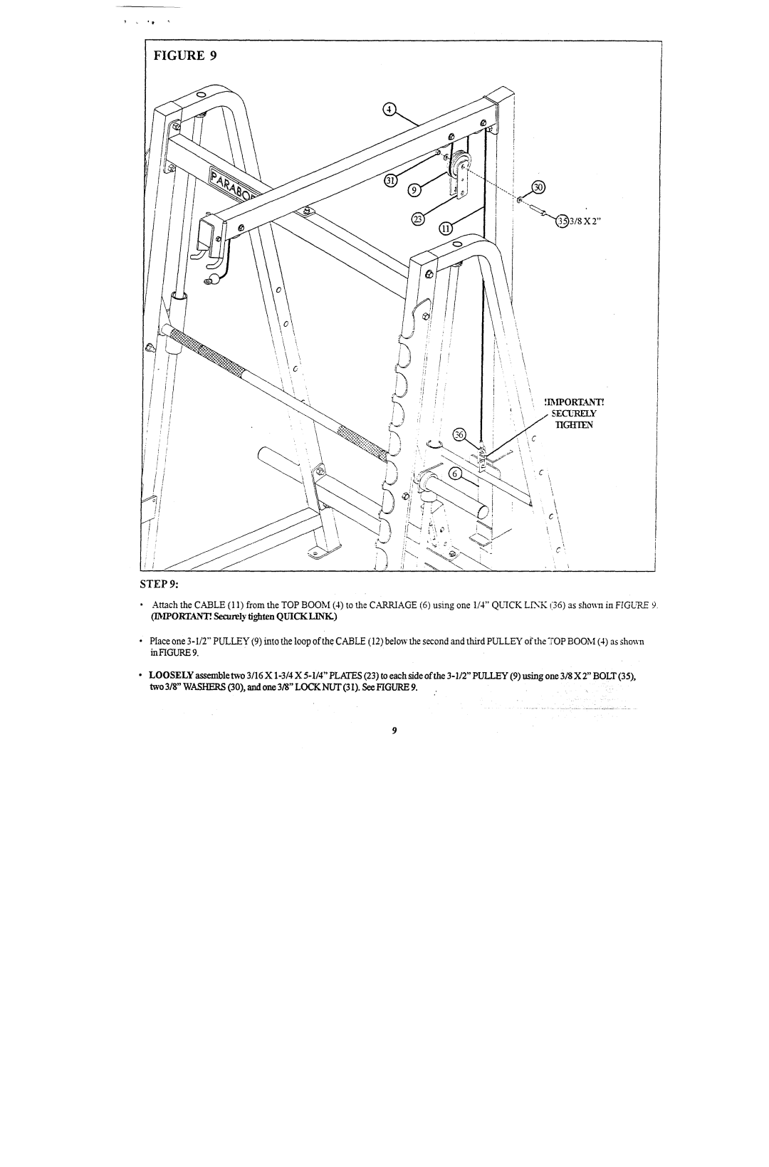 ParaBody 887101 manual Step 