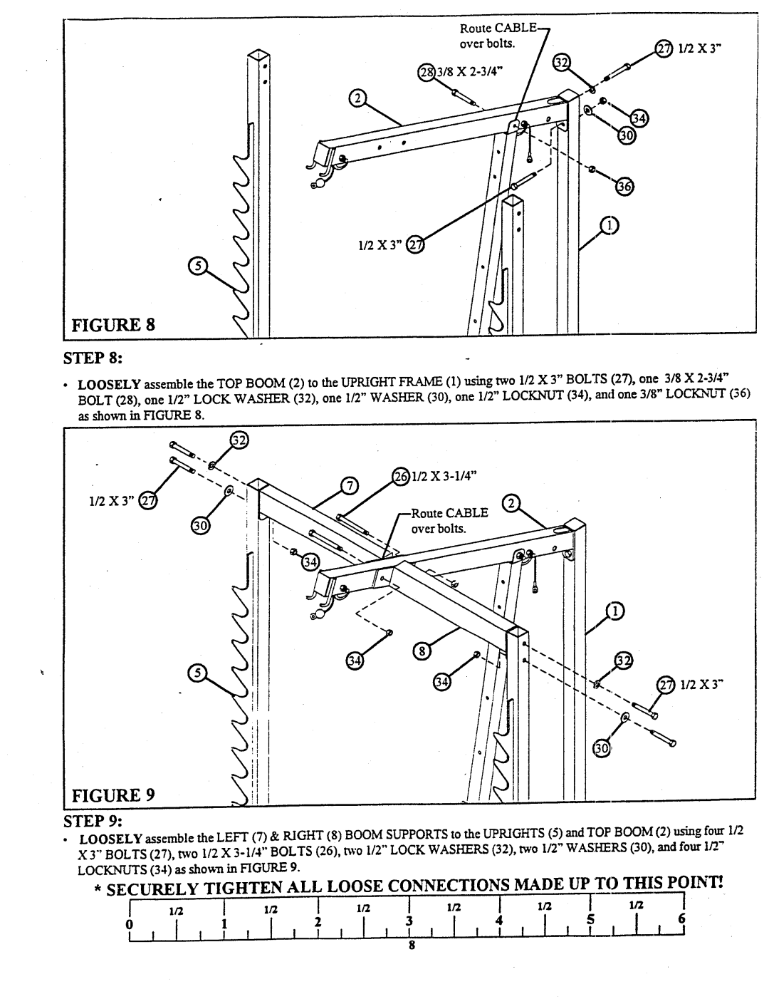 ParaBody 893103 manual Securelytightenall Looseconnectionsmadeup to this Point 