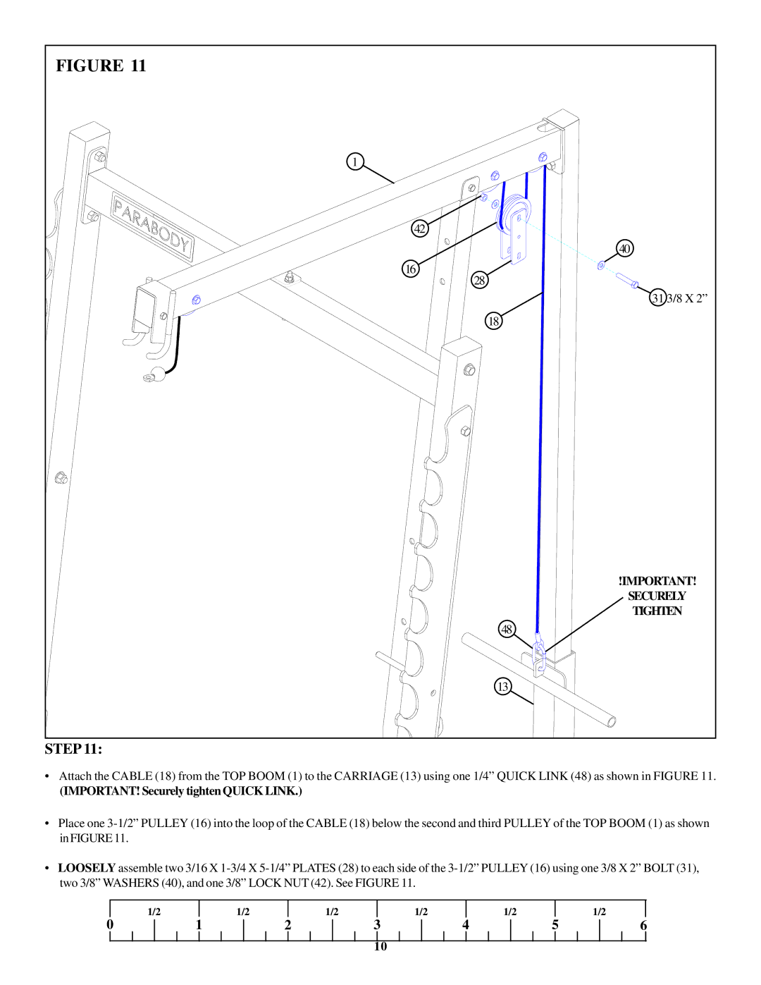 ParaBody 893104 manual Step 