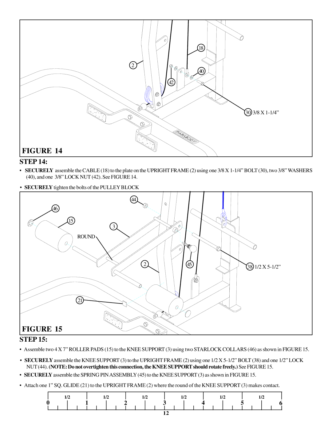 ParaBody 893104 manual Step 