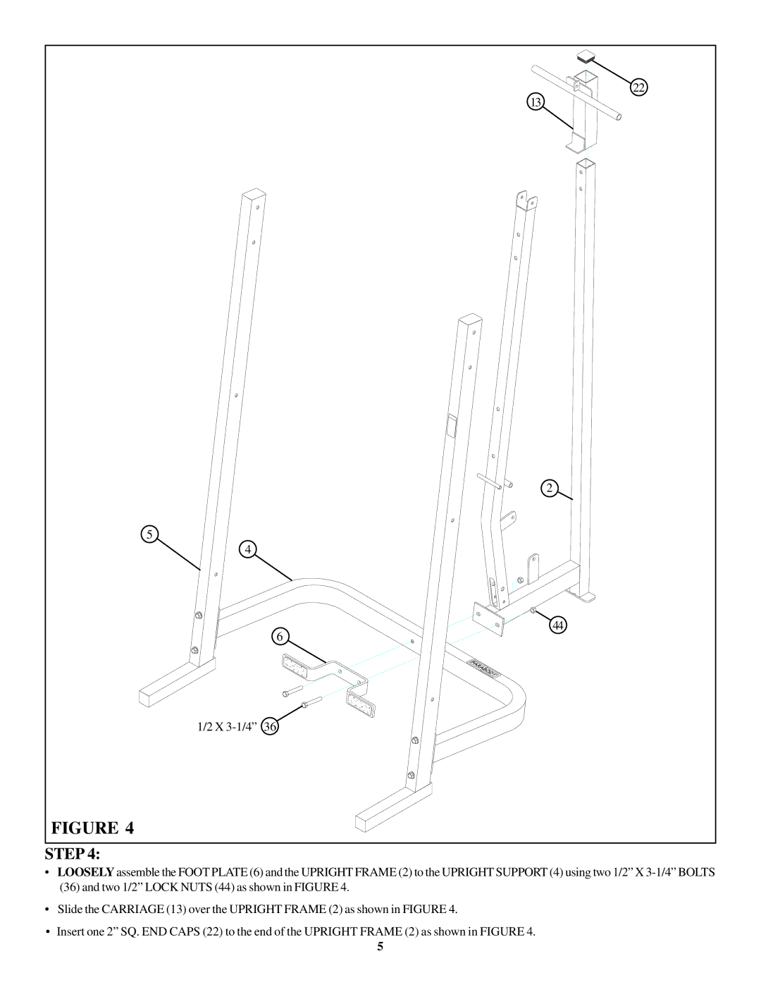 ParaBody 893104 manual X 3-1/4 