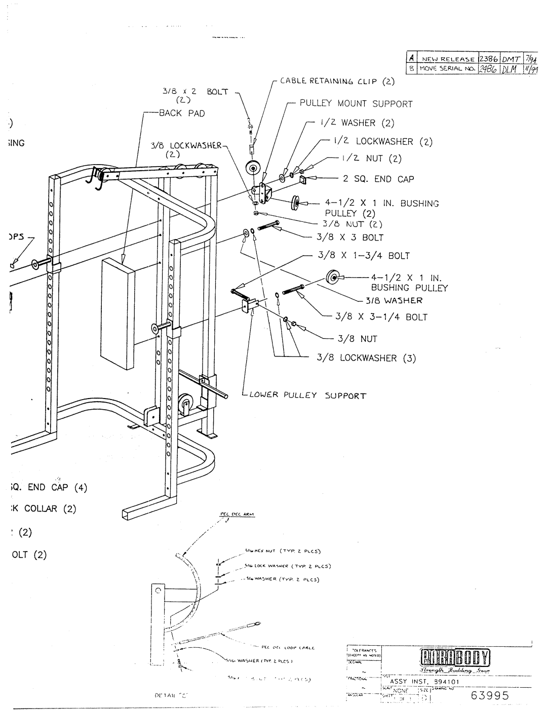 ParaBody 894 manual Ung 