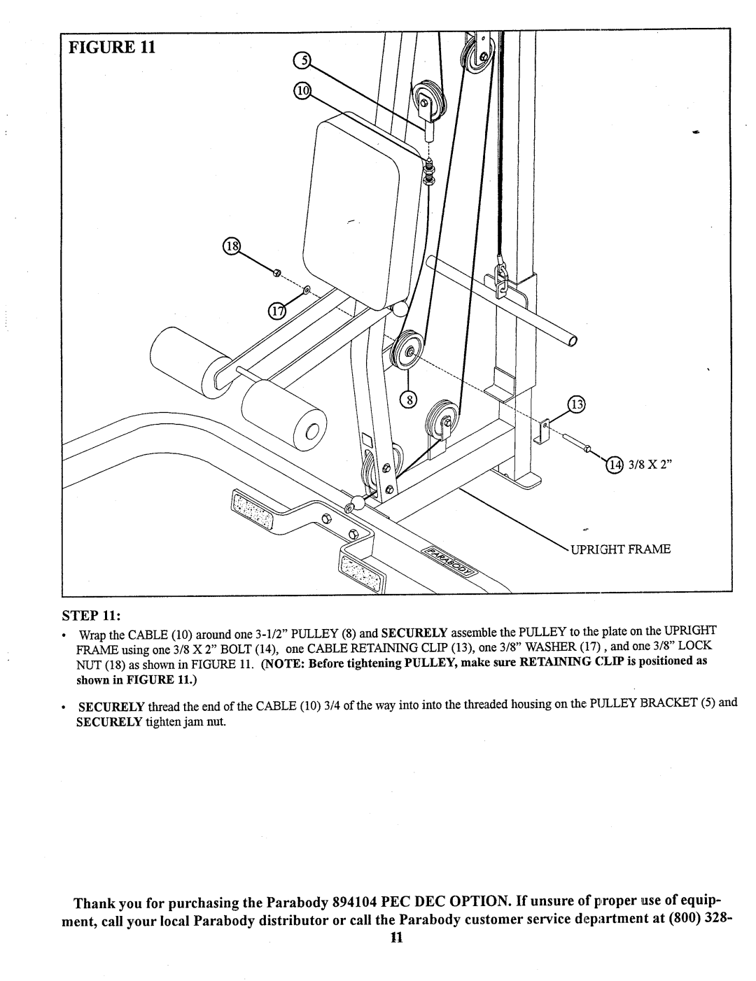 ParaBody 894104A manual 