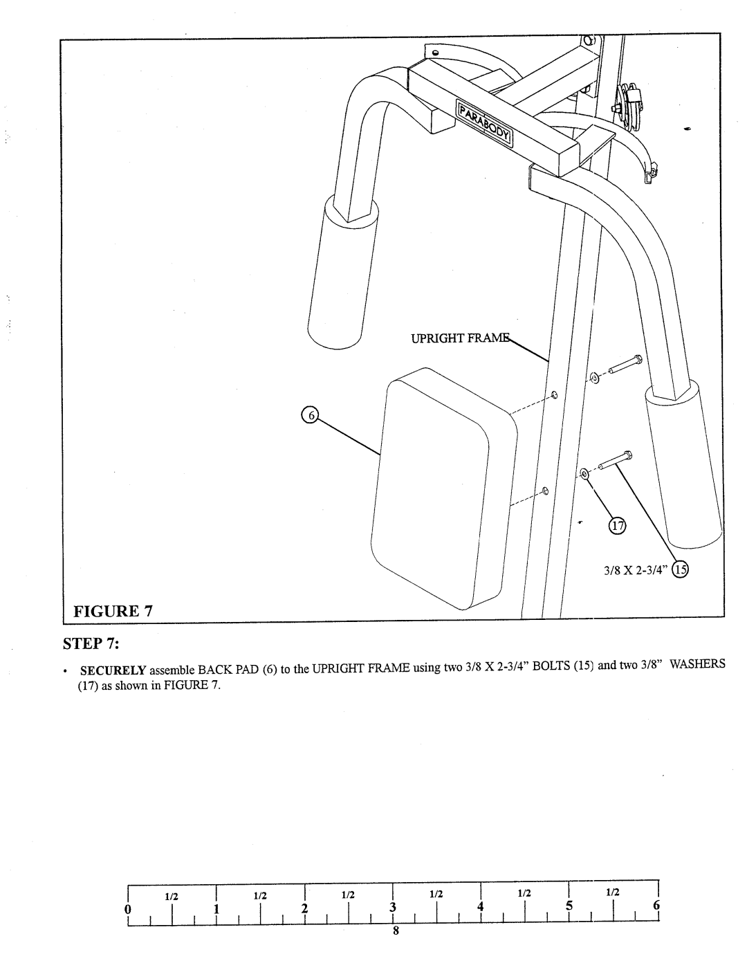 ParaBody 894104A manual Upright 