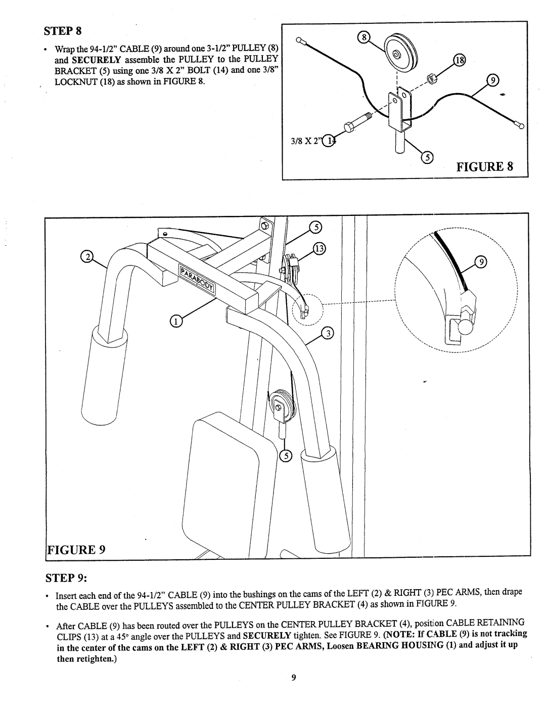 ParaBody 894104A manual Step 