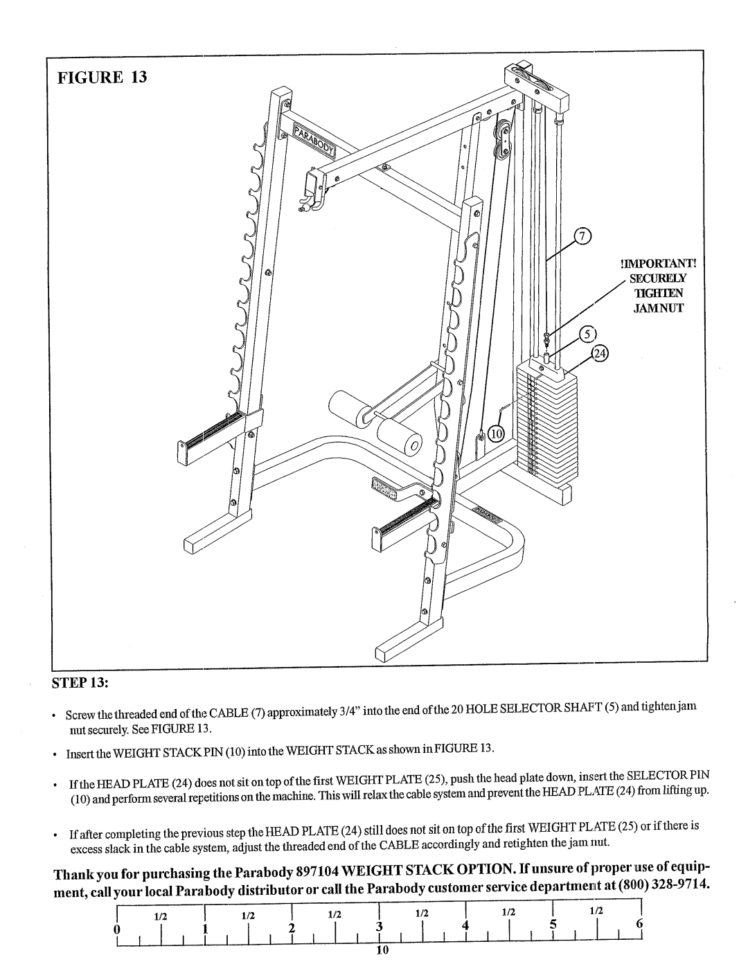 ParaBody 897104 manual TEP13 