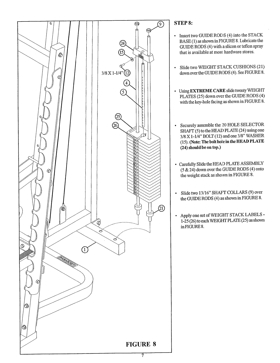 ParaBody 897104 manual Step 