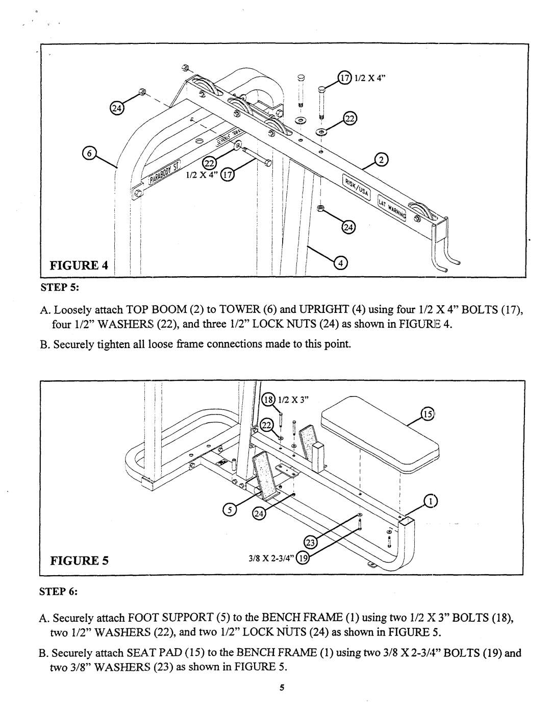 ParaBody 908101 ST manual X 2-3/4t 