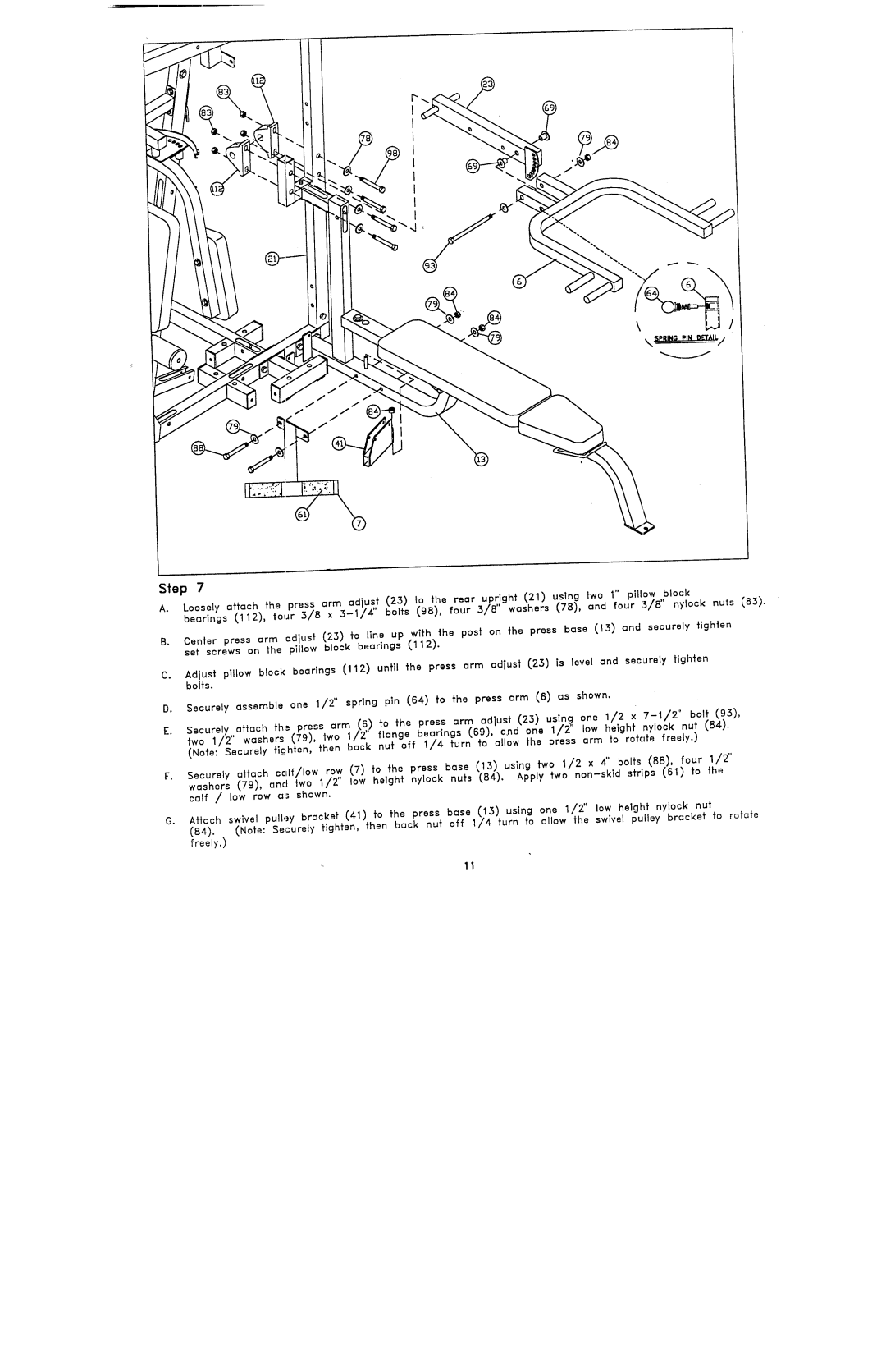 ParaBody 950 st manual Step 