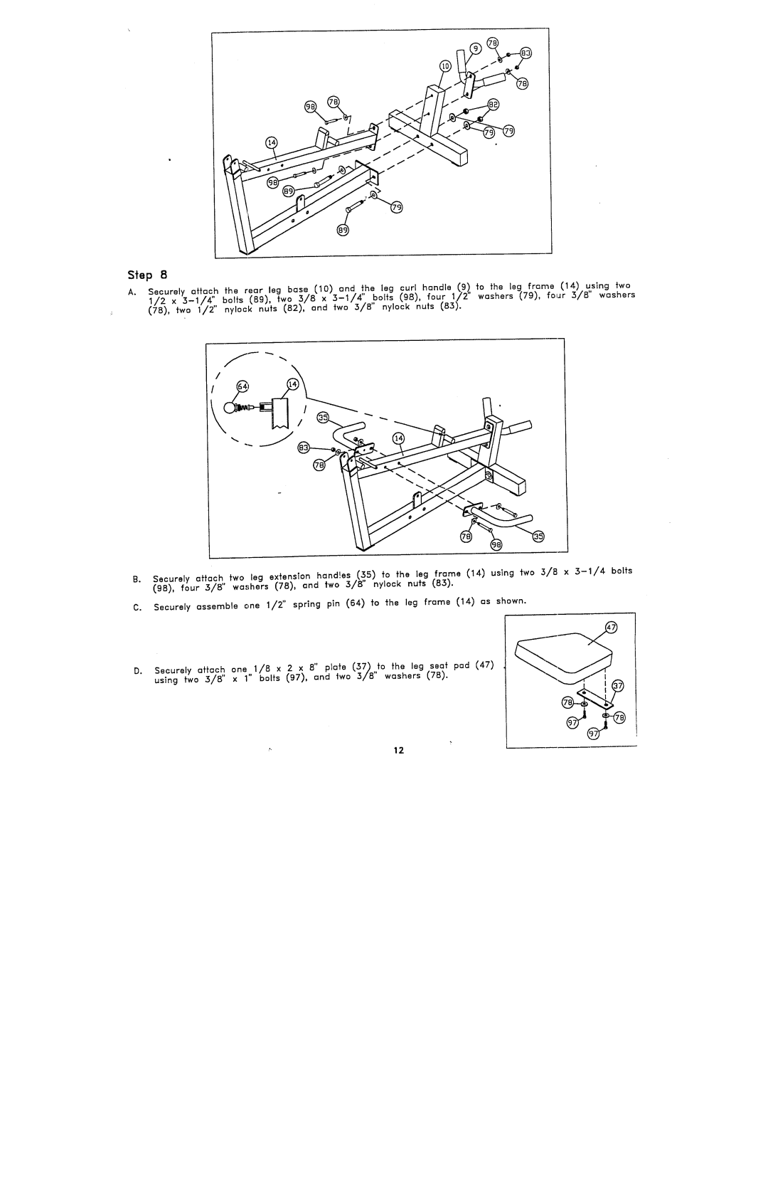 ParaBody 950 st manual Step B 