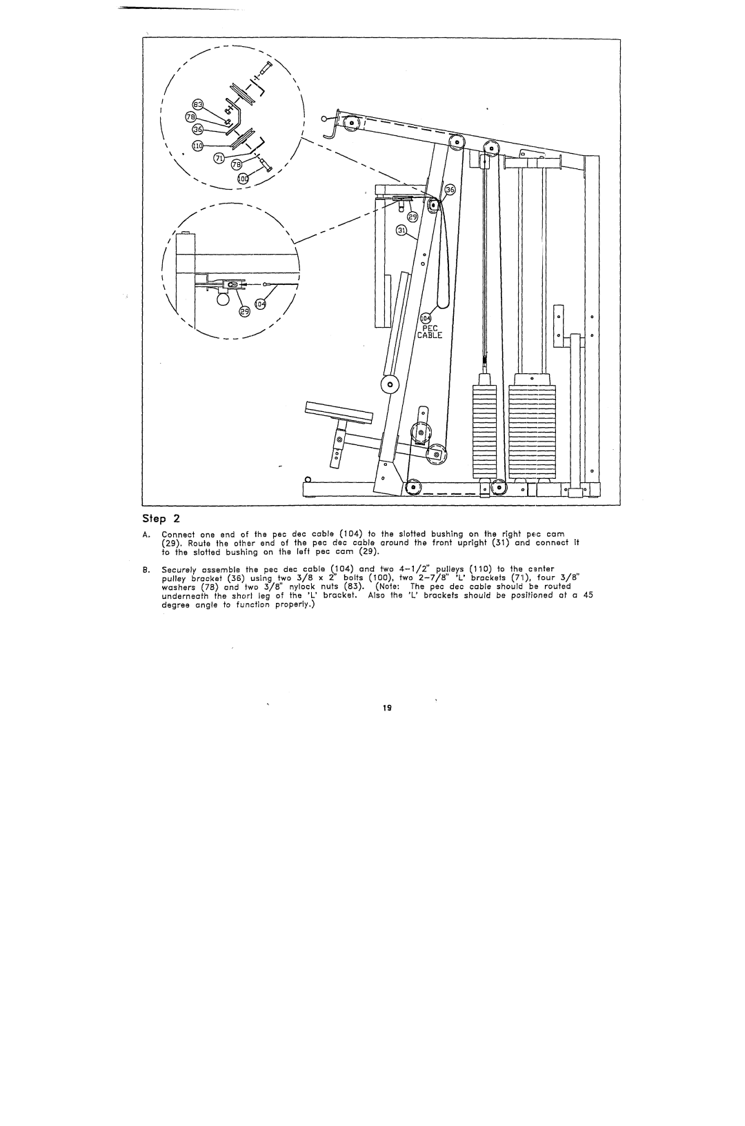 ParaBody 950 st manual Step 