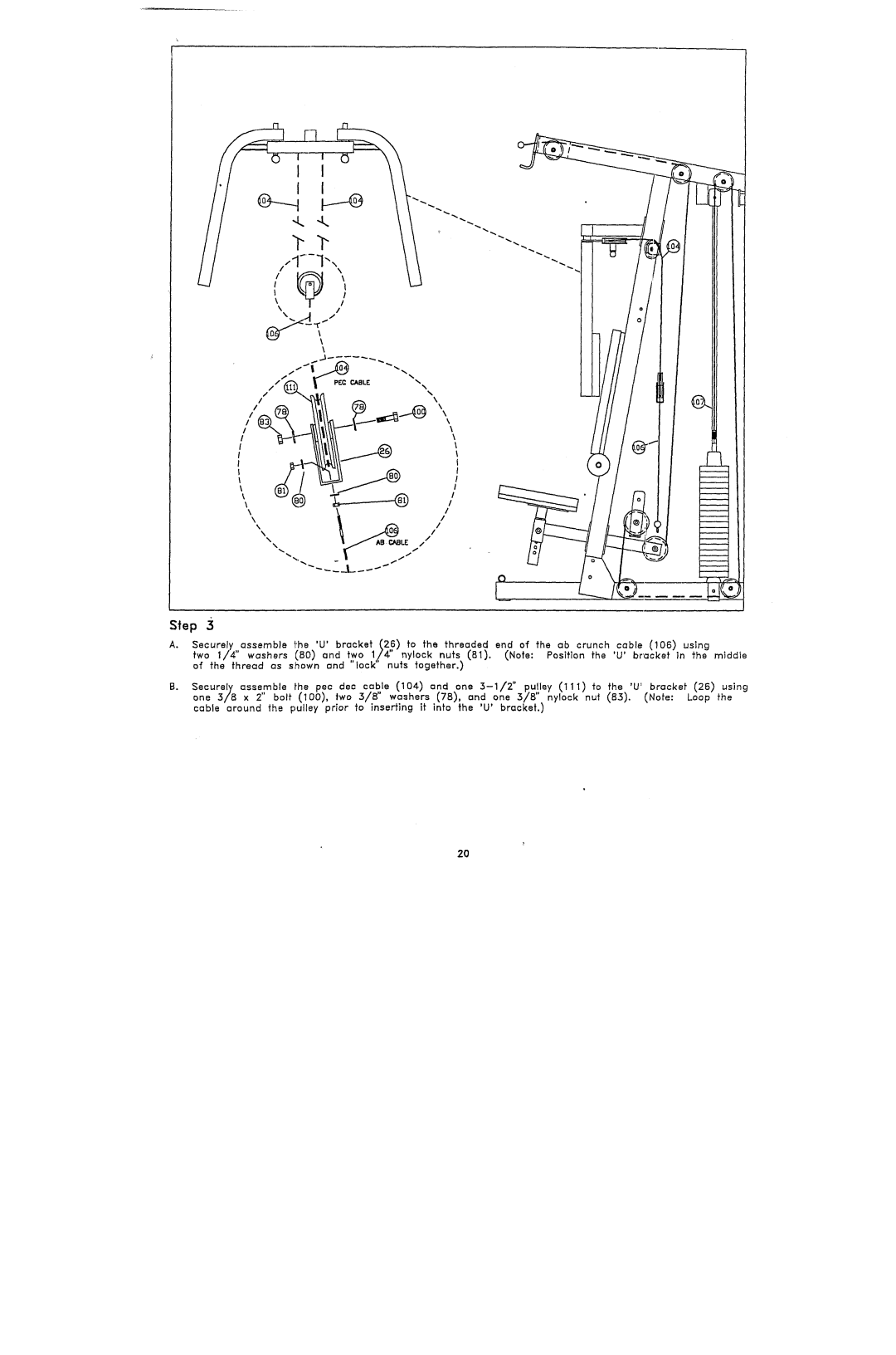 ParaBody 950 st manual Step 