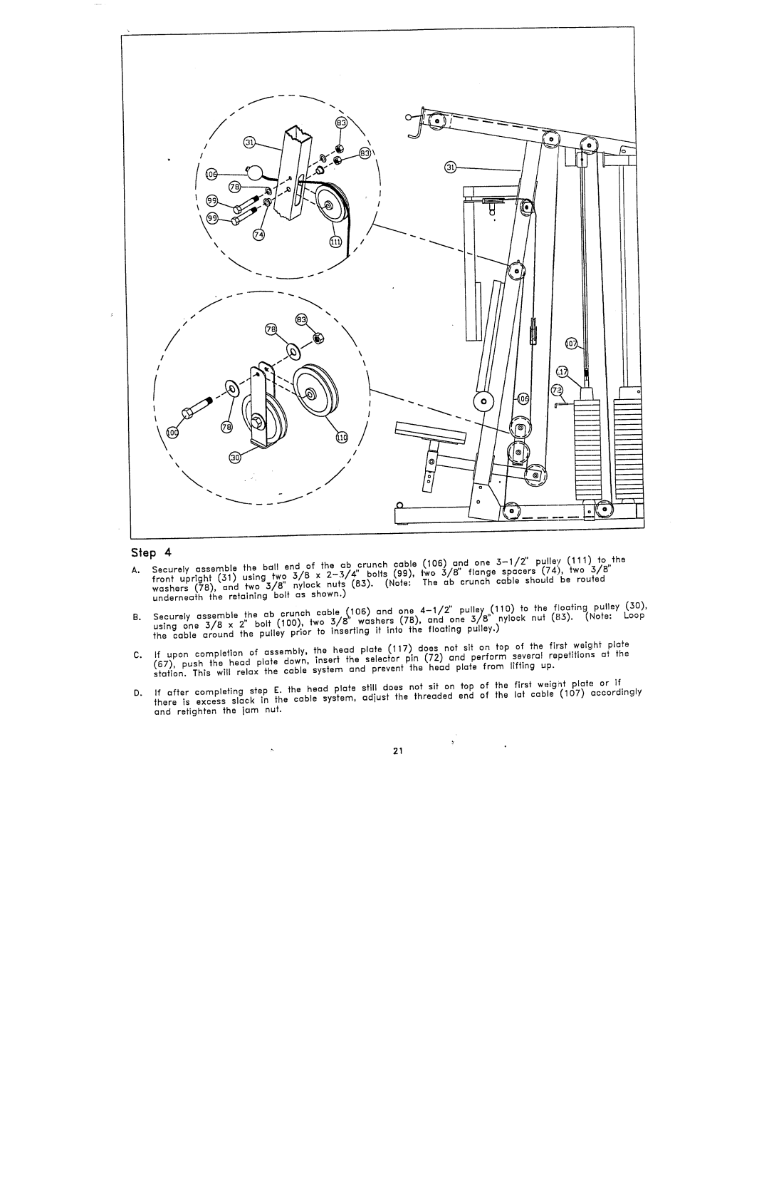 ParaBody 950 st manual Step 