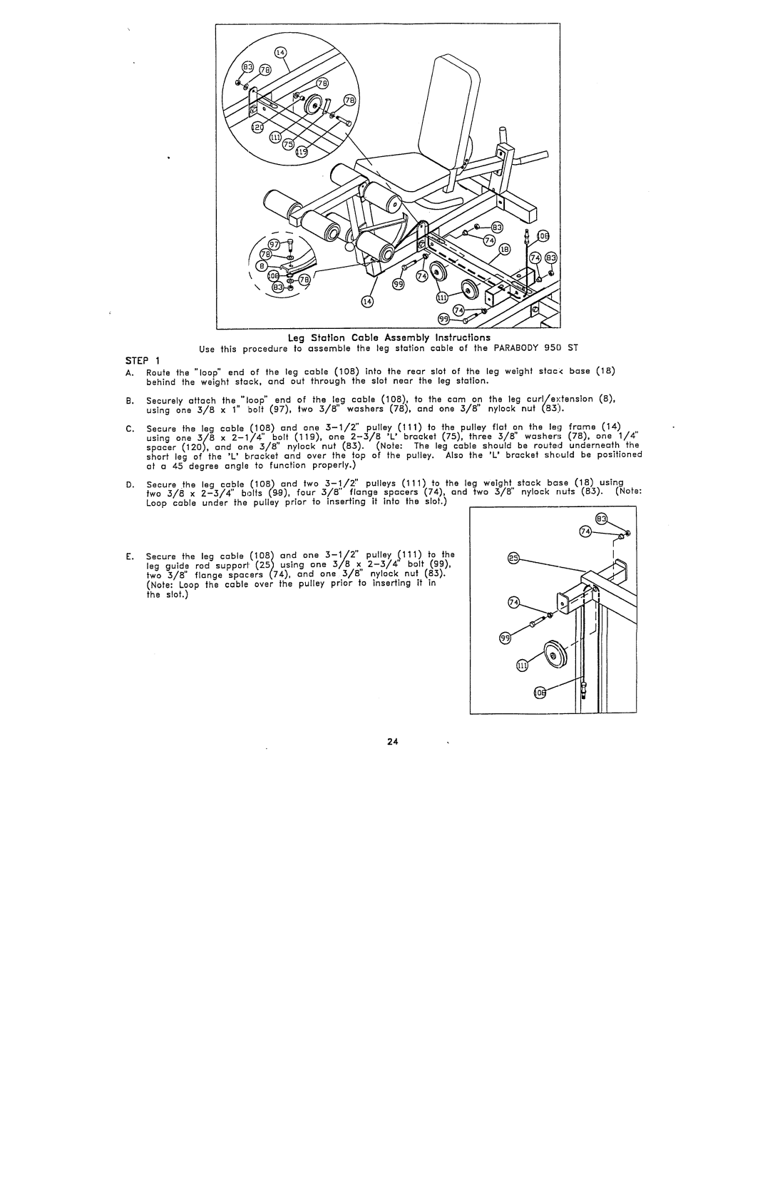 ParaBody 950 st manual Step 