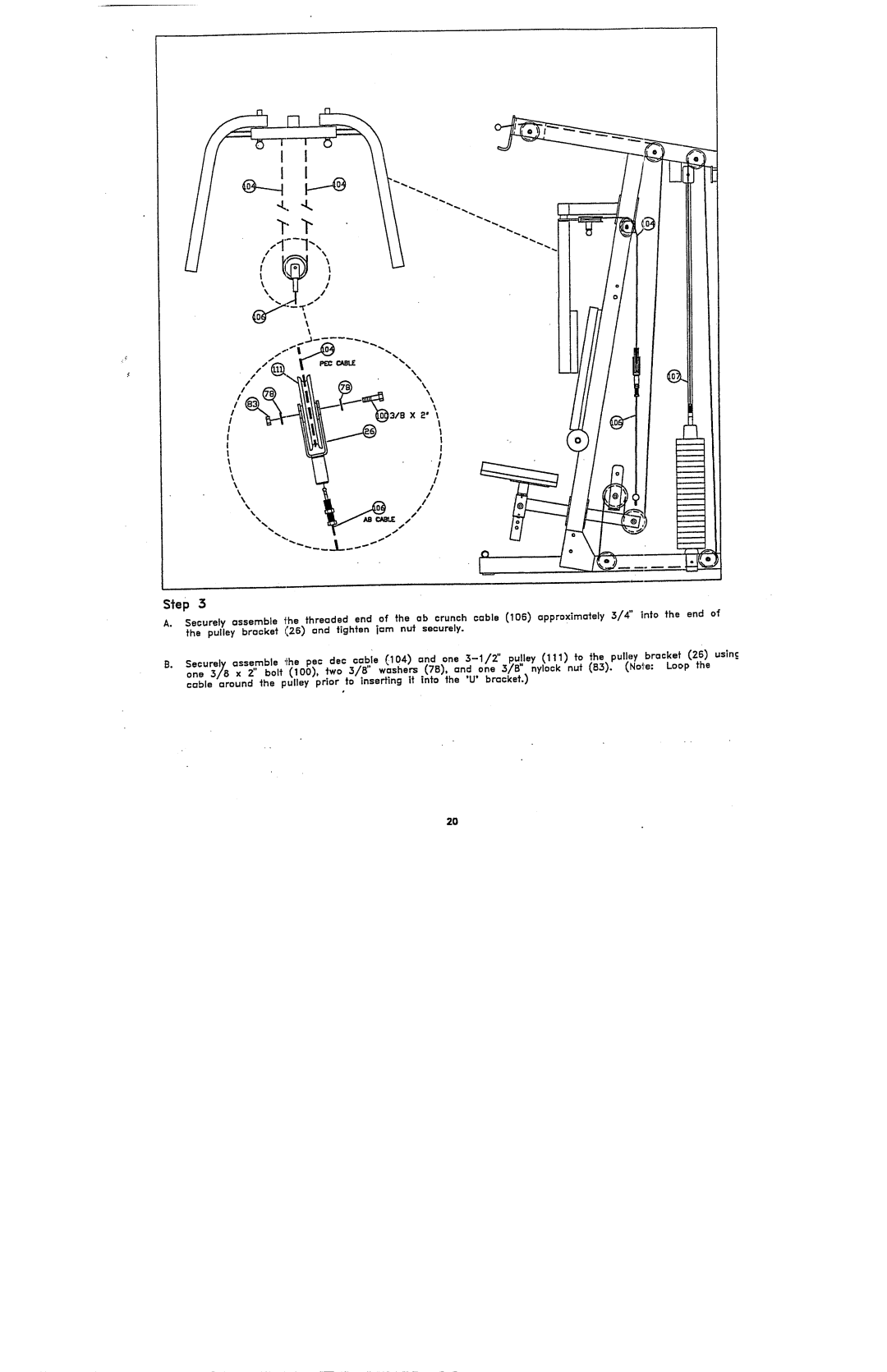 ParaBody 950102 manual Step 