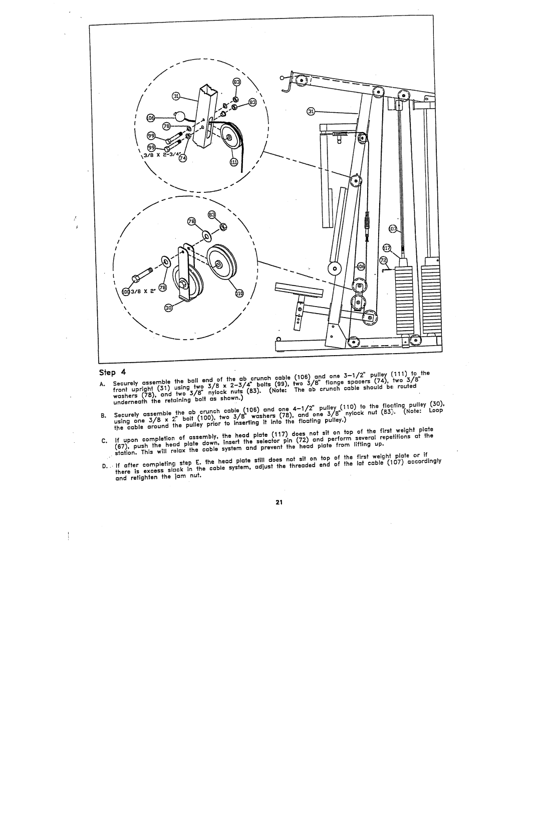 ParaBody 950102 manual Step 