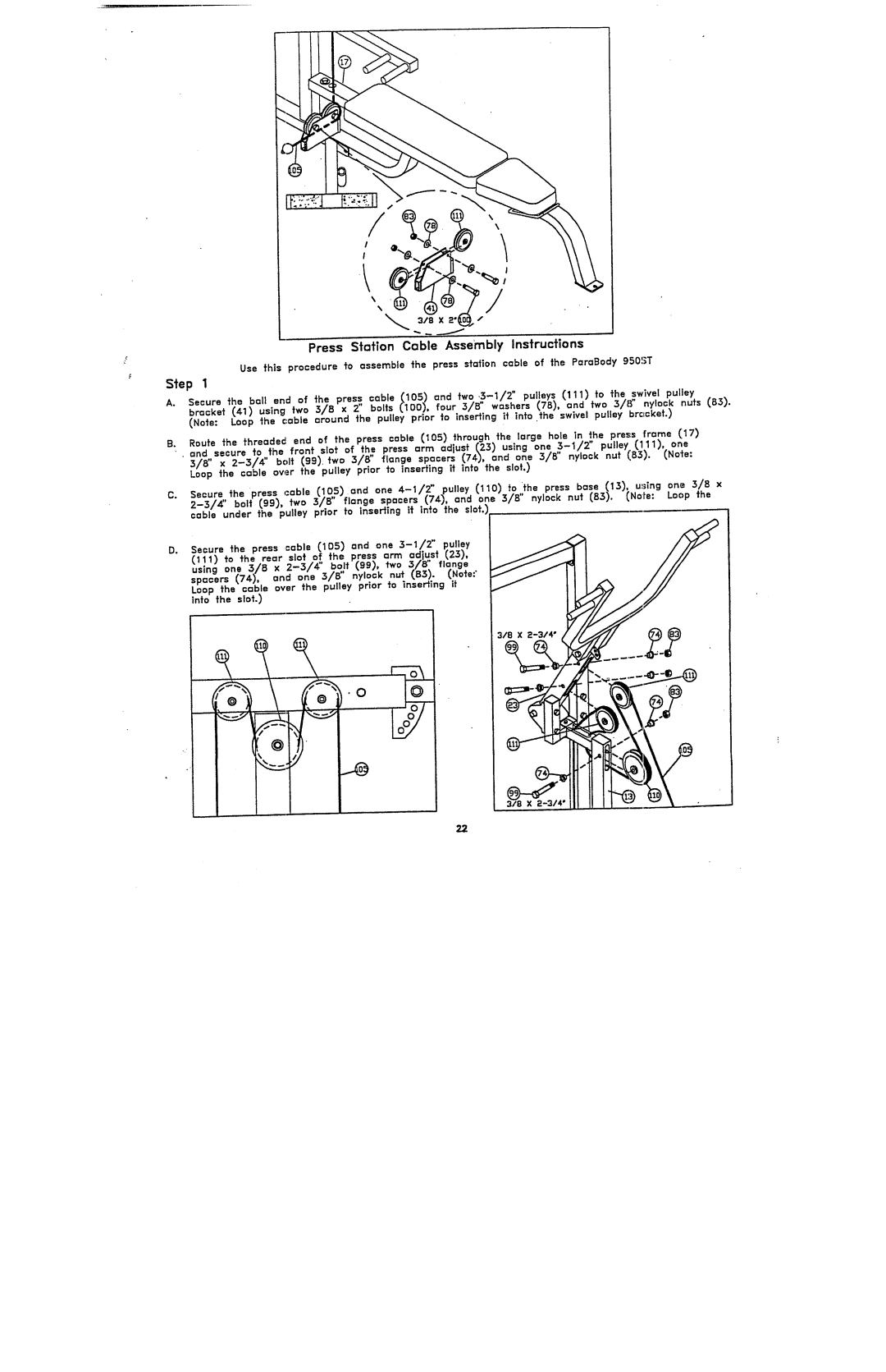 ParaBody 950102 manual X ~-~/~~o=~~ss. ~.~ ~/s ~.g~ =p~=~7~, ~ o~ ~/s ~o=kn=~ S~ 