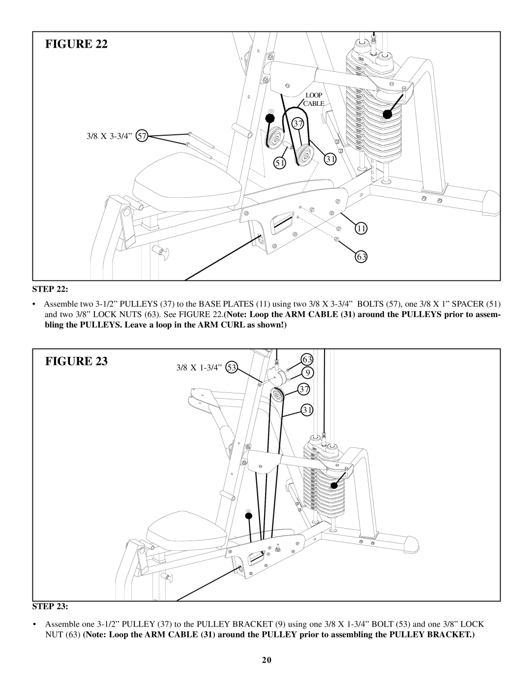 ParaBody cm3 manual Cable 