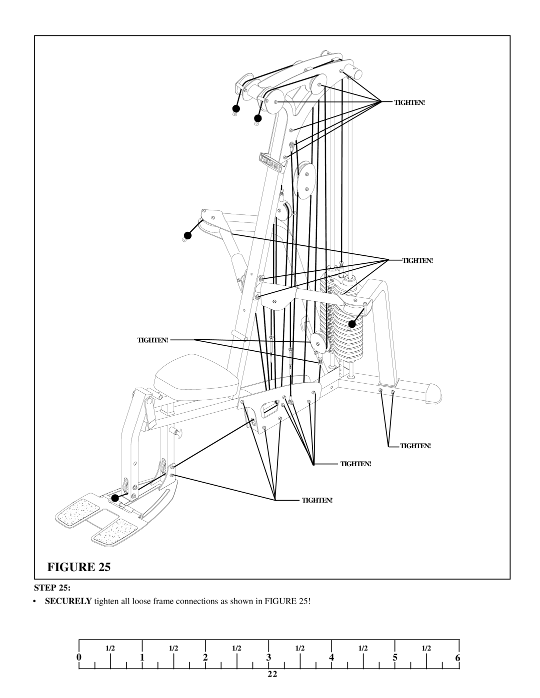 ParaBody cm3 manual Tighten 